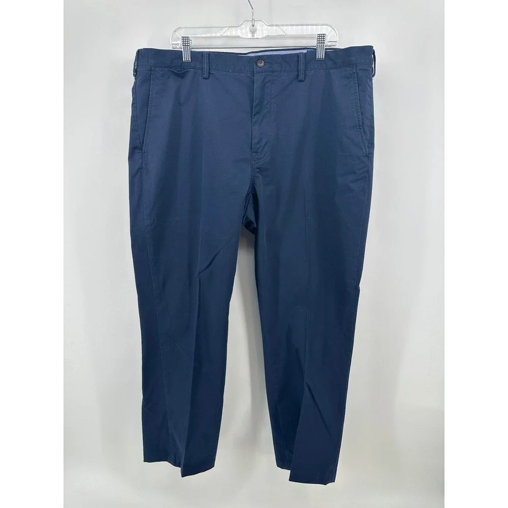 Polo Ralph Lauren Mens Stretch Straight Fit Chino Pants Navy Blue 40x32